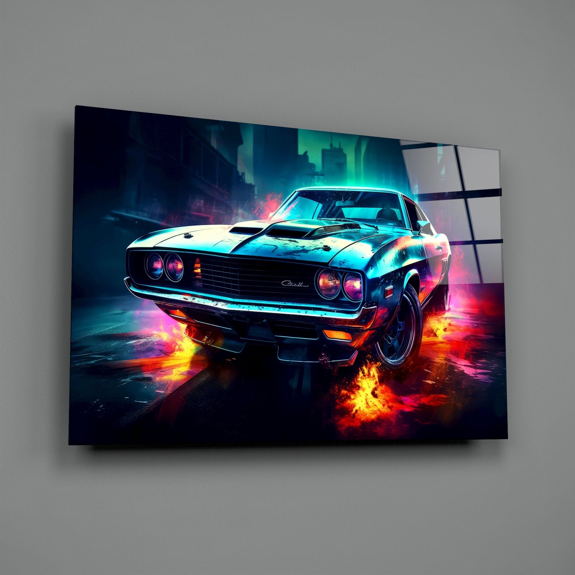 1970 Dodge Challenger  Cam Tablo || Tasarımcı Koleksiyonu