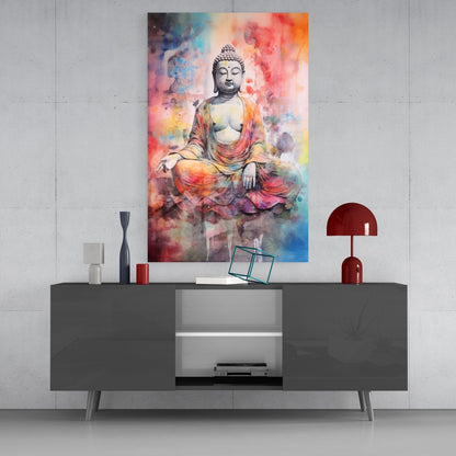 Buddha Glass Wall Art || Designer's Collection
