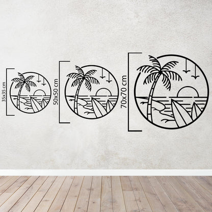 Tropical Tranquility – Metal Painting