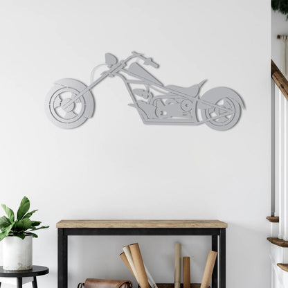 Chopper Efsanesi – Metal Motosiklet Duvar Dekoru