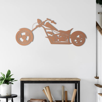 Chopper Efsanesi – Metal Motosiklet Duvar Dekoru