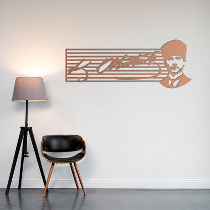 Sign Forever Atatürk Metal Painting