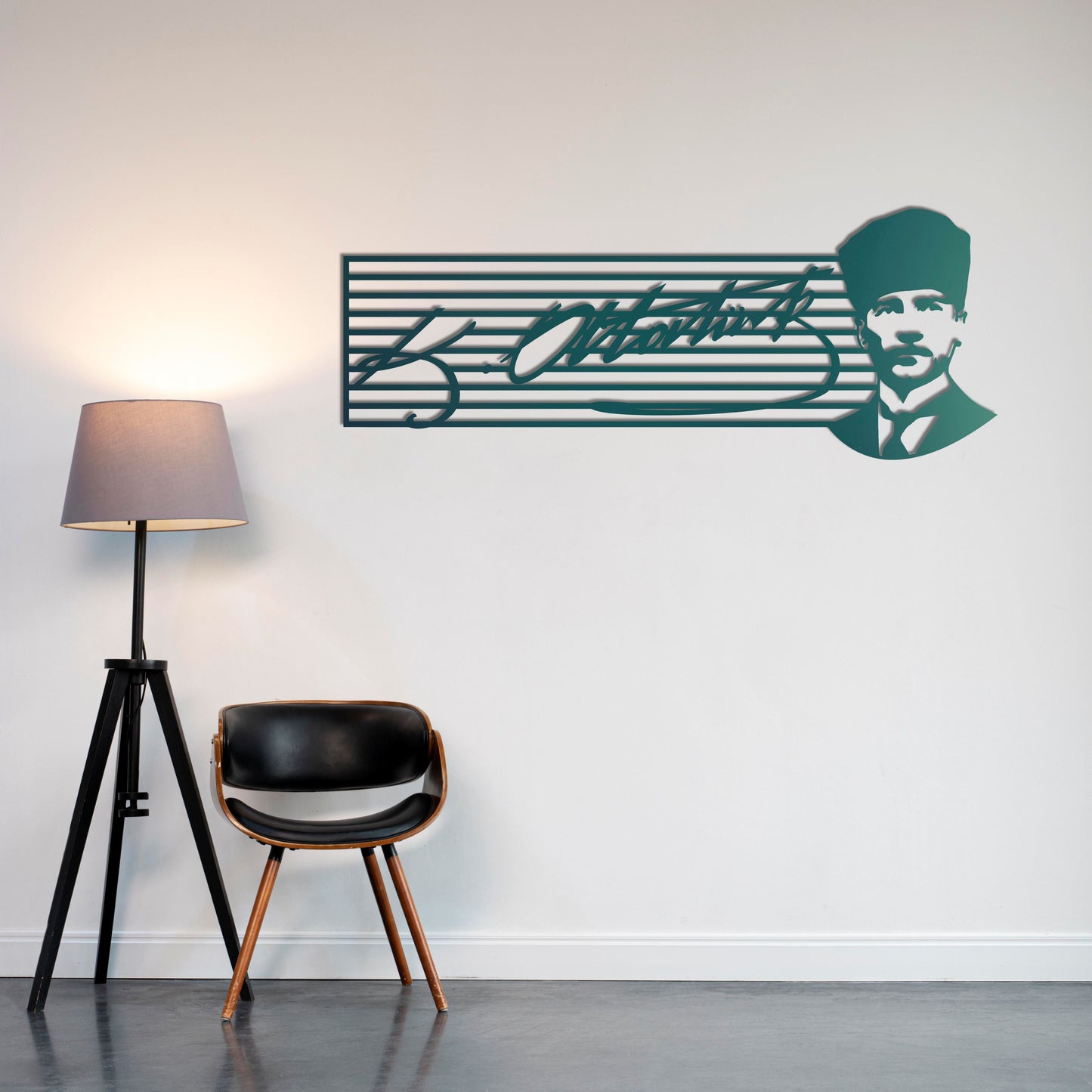 Sign Forever Atatürk Metal Painting
