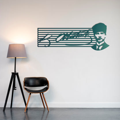 Sign Forever Atatürk Metal Painting