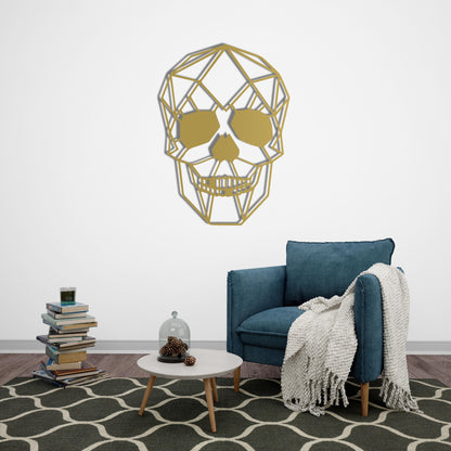 Geometric Skull – Metal Painting