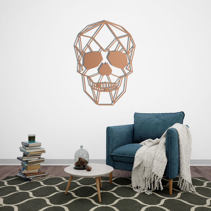 Geometric Skull – Metal Painting