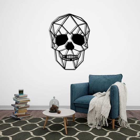 Geometric Skull – Metal Painting