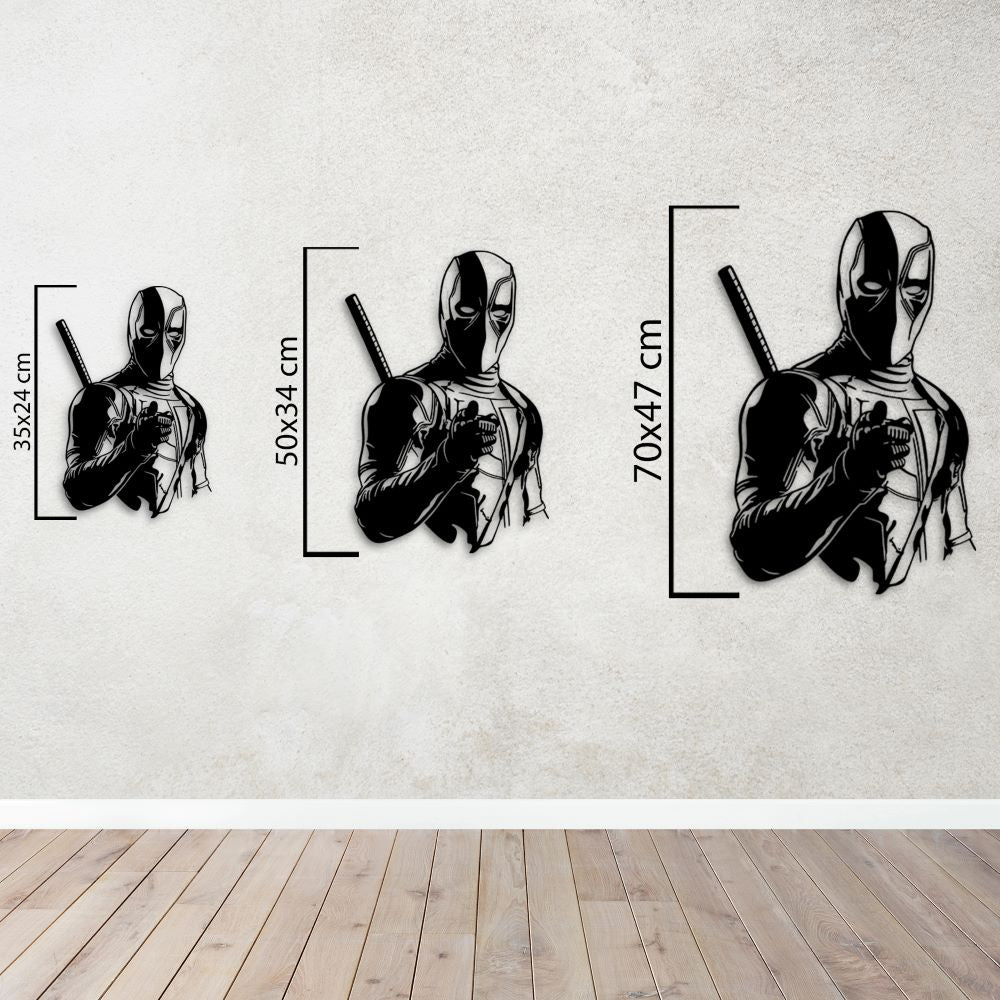 Deadpool Metal Tablo