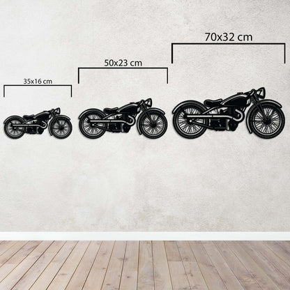 Retro Legend – Metal Motorcycle Wall Decor