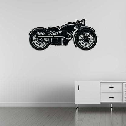 Retro Legend – Metal Motorcycle Wall Decor