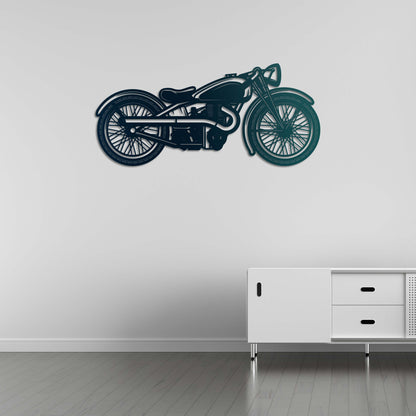 Retro Legend – Metal Motorcycle Wall Decor
