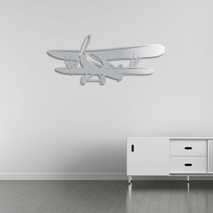 Classic Propeller Airplane – Metal Painting