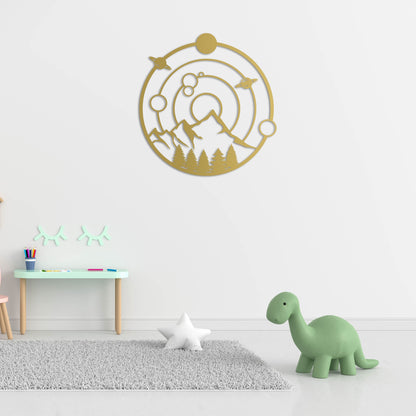 Metal Chart Between the Planets
