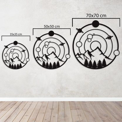 Metal Chart Between the Planets