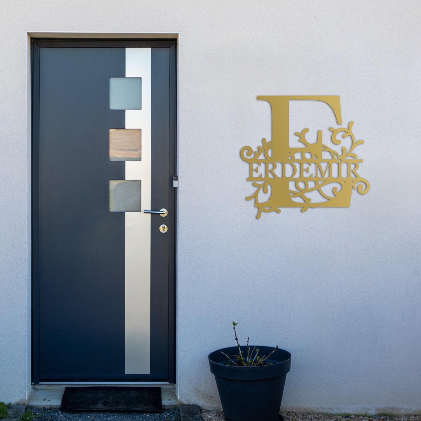 Letter Name Design - Personalized Metal Wall Decor