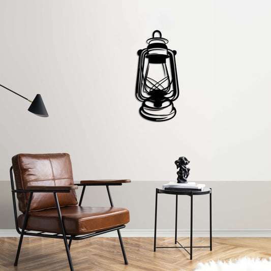 Nostalgic Lantern – Metal Painting