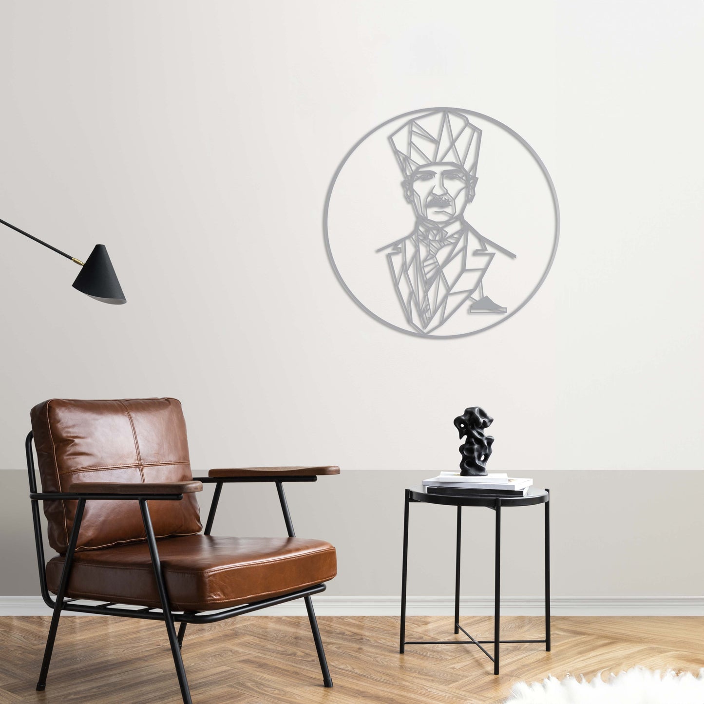 Geometrik Atatürk – Metal Tablo