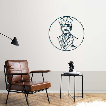 Geometrik Atatürk – Metal Tablo
