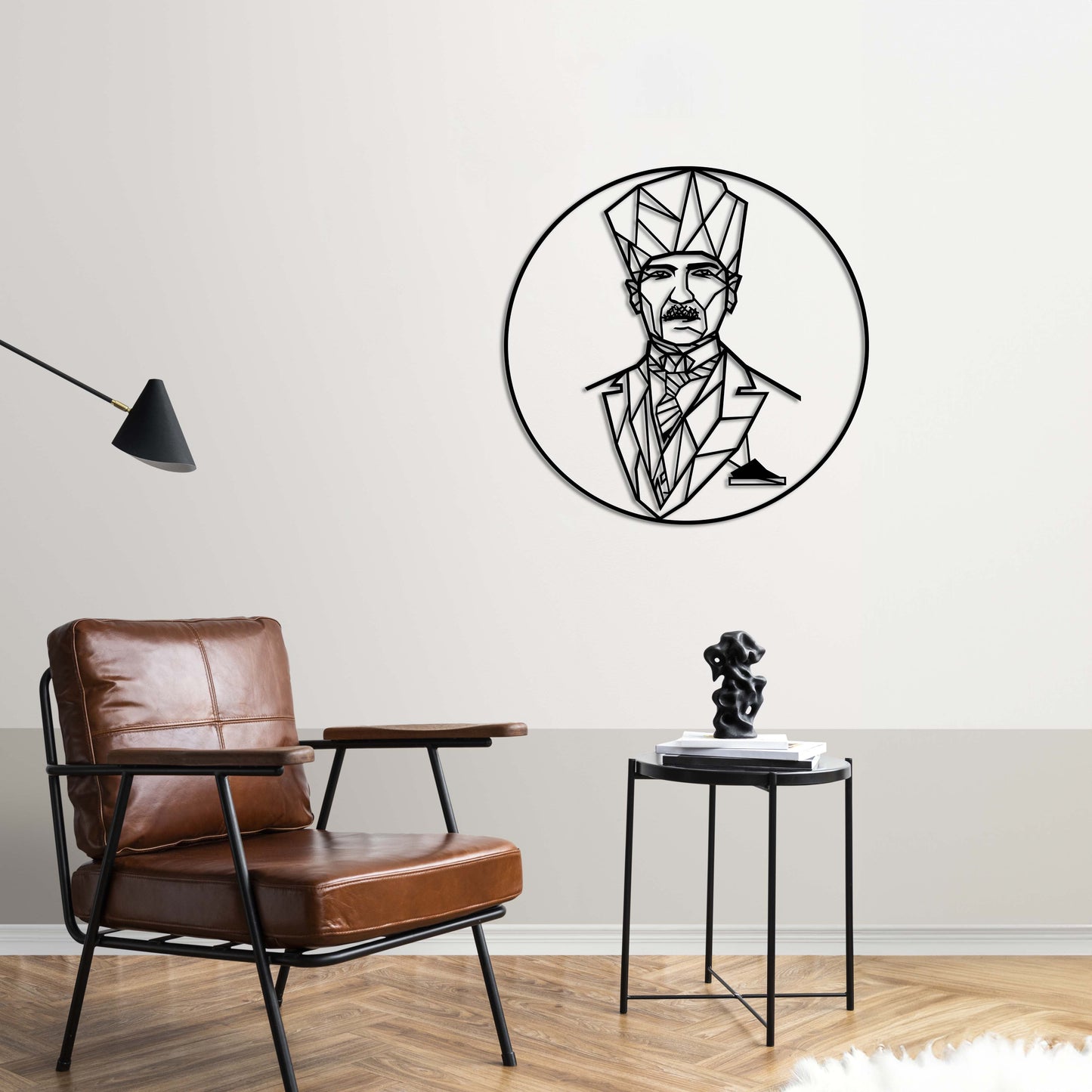 Geometrik Atatürk – Metal Tablo