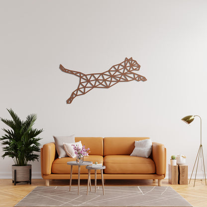 Geometric Leopard Metal Sheet