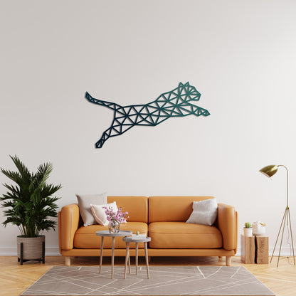 Geometric Leopard Metal Sheet