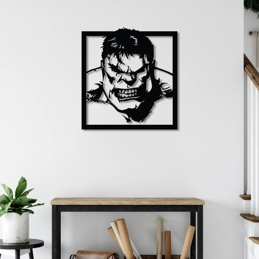 Hulk Yeşil Öfke Metal Tablo