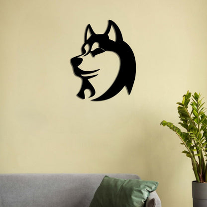 Husky Spirit Metal Painting