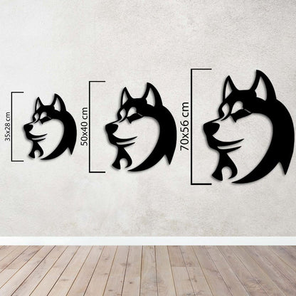 Husky Spirit Metal Painting