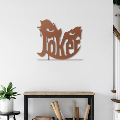 Joker'in Gözleri Metal Tablo