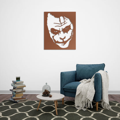 Kaosun Yüzü Joker Metal Tablo