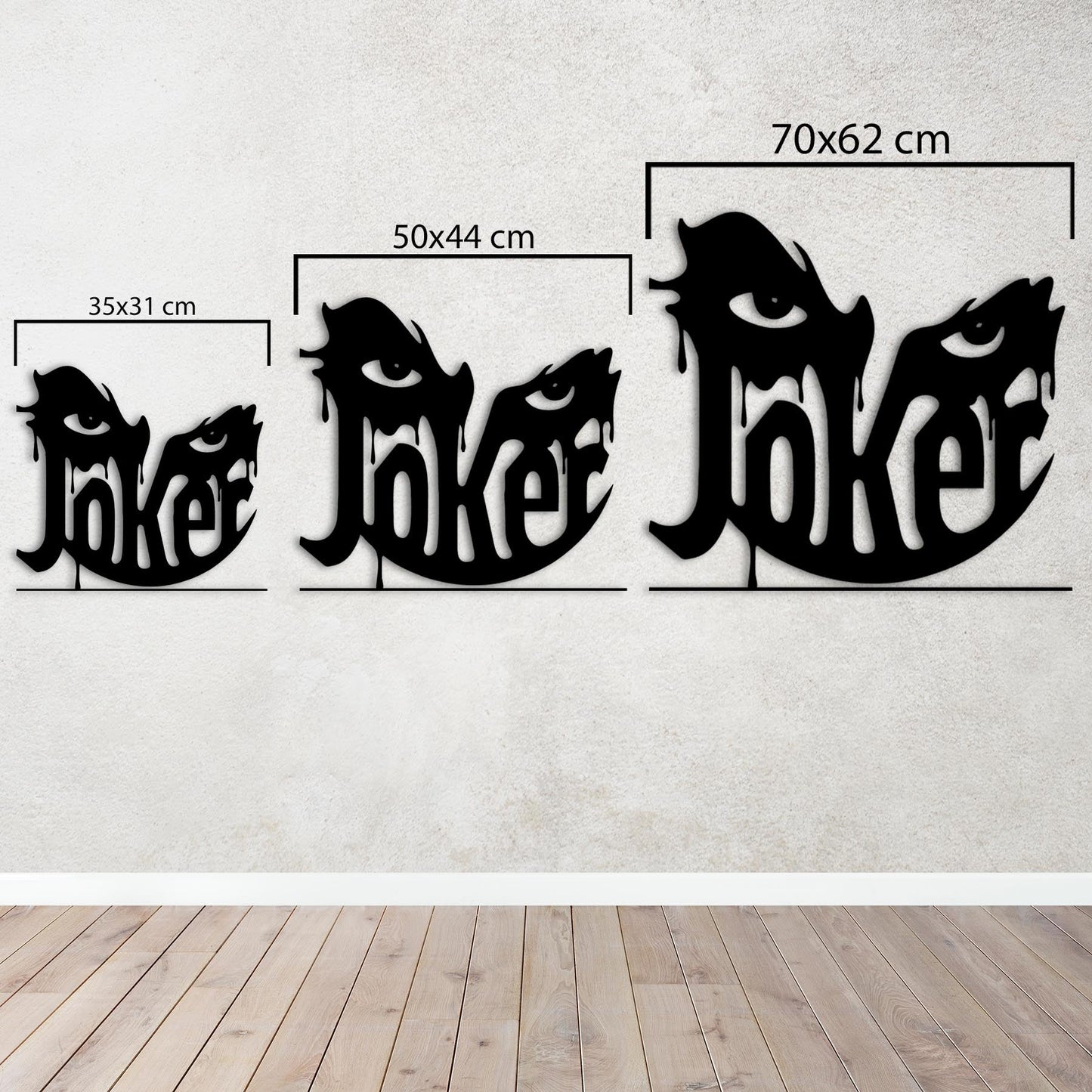 Joker'in Gözleri Metal Tablo