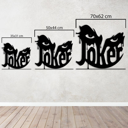 Joker'in Gözleri Metal Tablo