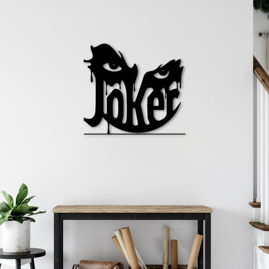 Joker'in Gözleri Metal Tablo