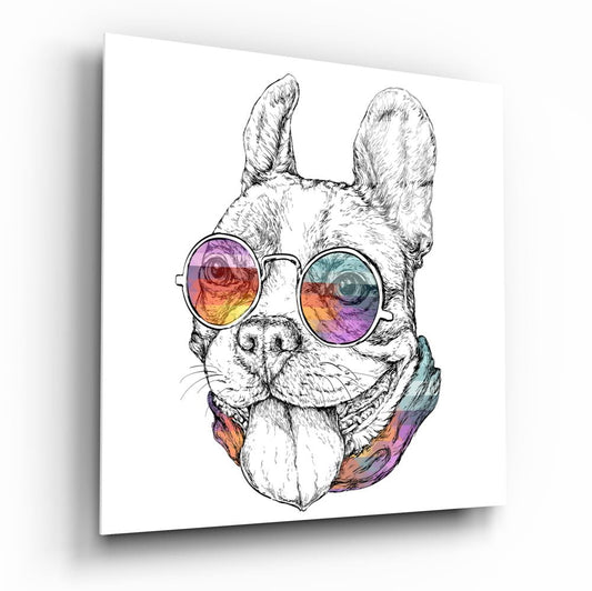 Köpek Cam Tablo