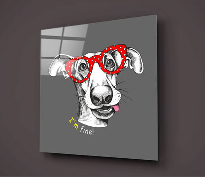 Köpek Cam Tablo