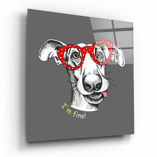 Köpek Cam Tablo