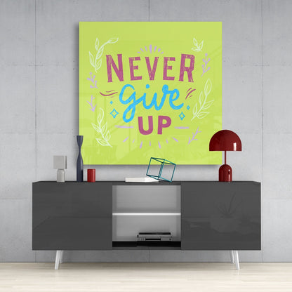 Never Give Up Cam Tablo