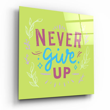 Never Give Up Cam Tablo
