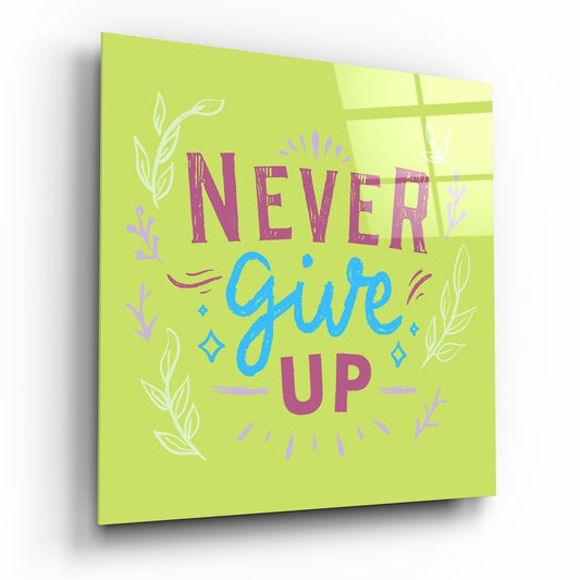 Never Give Up Cam Tablo