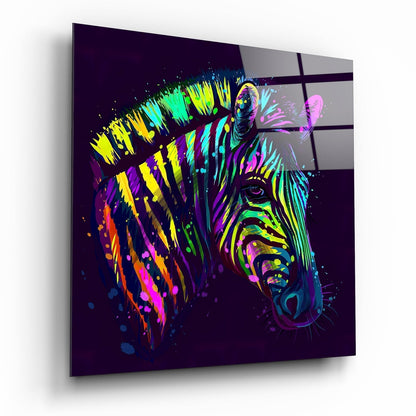 Renkli Zebra Cam Tablo
