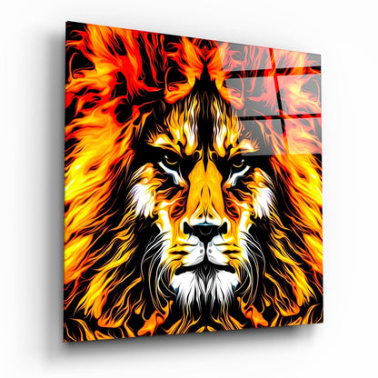 Aslan Cam Tablo
