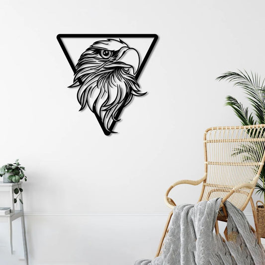 Kartal Bakışı Metal Tablo