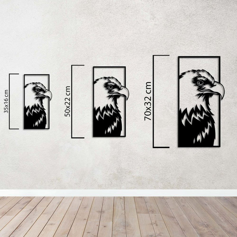 Kartalın Bakışı Metal Tablo