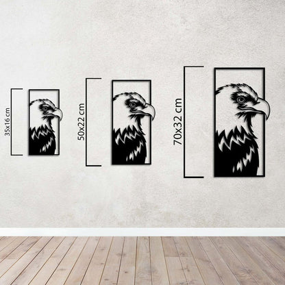 Kartalın Bakışı Metal Tablo