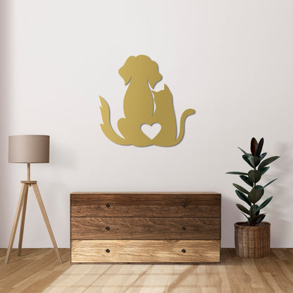 Loyalty and Love Metal Painting