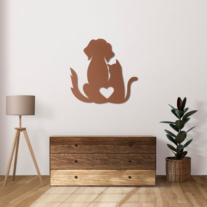 Loyalty and Love Metal Painting