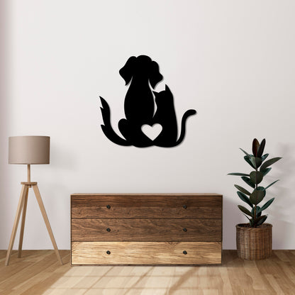 Loyalty and Love Metal Painting
