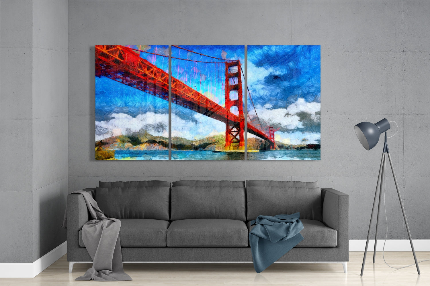 San Francisco Köprüsü Mega Cam Tablo