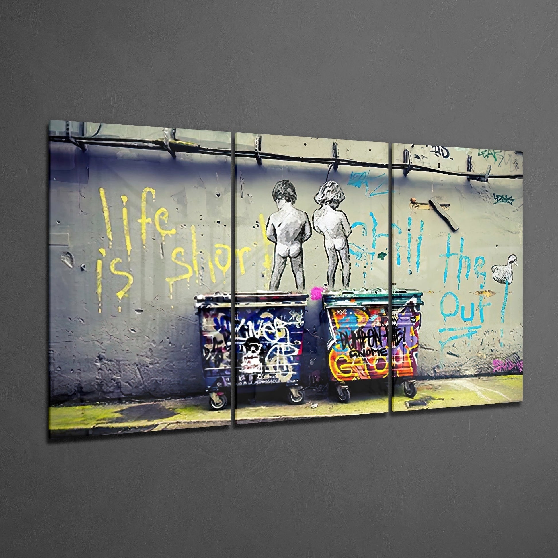 Protesto - Banksy Mega Cam Tablo