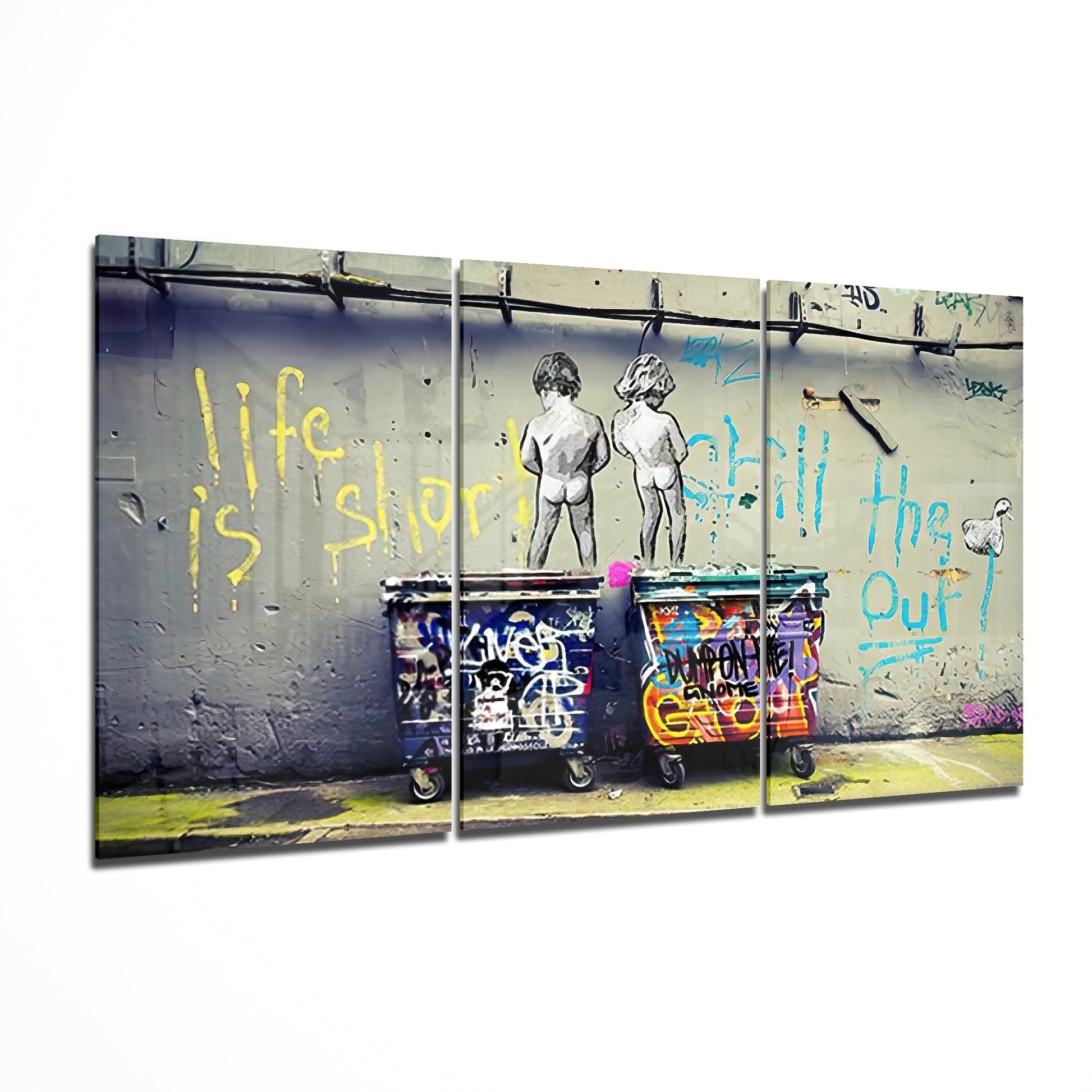 Protesto - Banksy Mega Cam Tablo